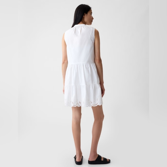 NWT Gap eyelet shirt dress size XS petite - Picture 2 of 5